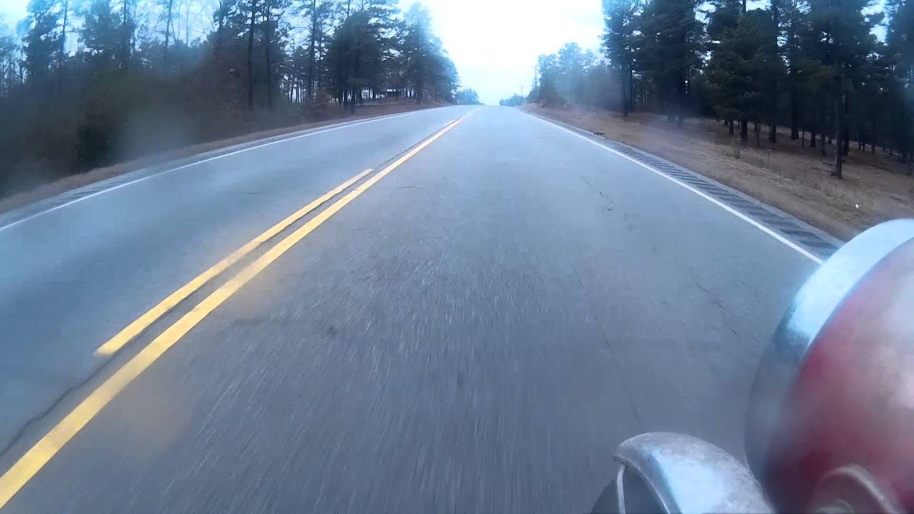 yamaha ya6 on highway (slipping clutch)