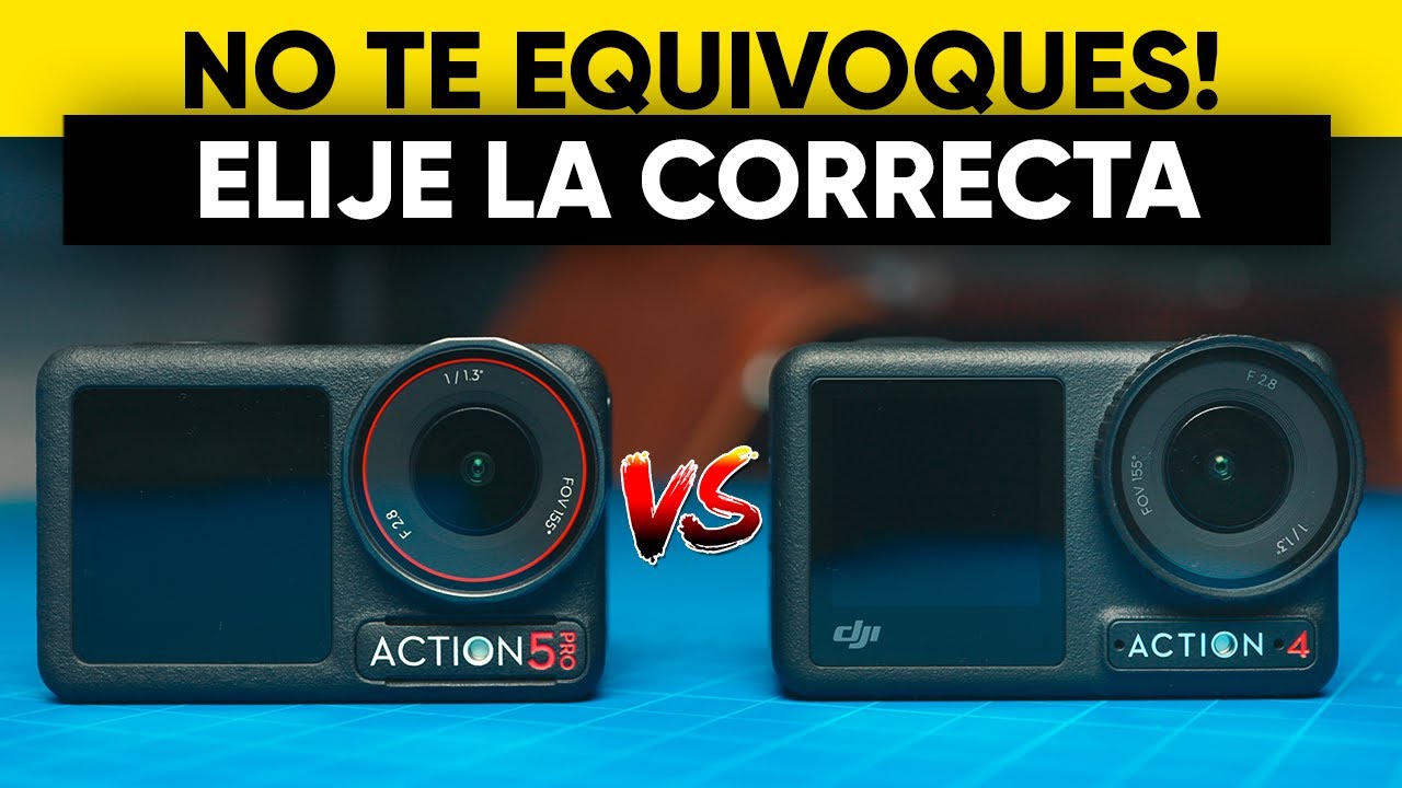 OSMO ACTION 4 VS 5 PRO MIRA ESTE VIDEO ANTES DE COMPRARLA 🤯