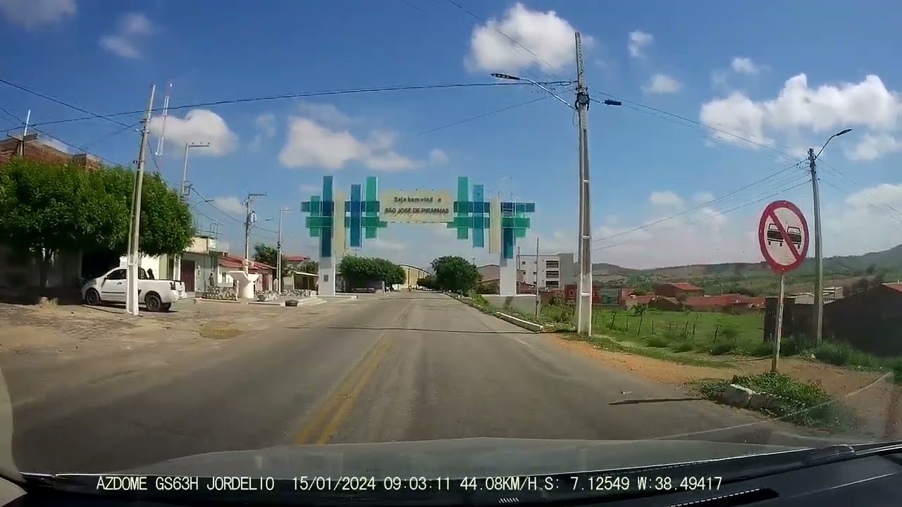 viagem Nordeste 23/24 passagem por são José de piranhas PB