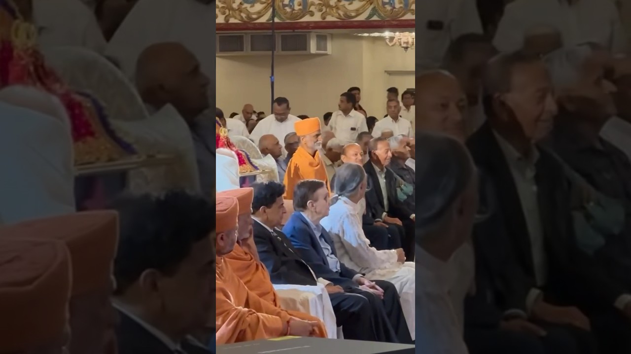 A Heartfelt Welcome to Guruhari Smriti Din: Prabodhjivan Swamiji at Edison, New Jersey