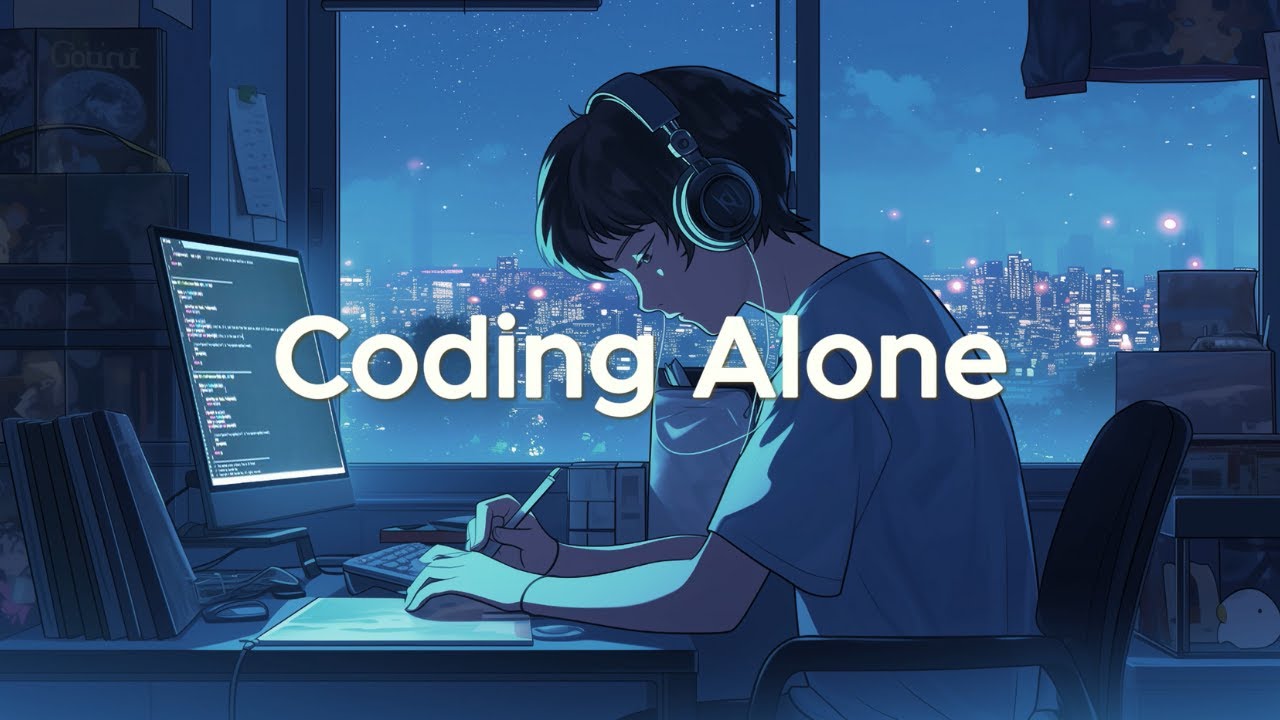 Coding Alone - Chillstep Music for Late Night Focus