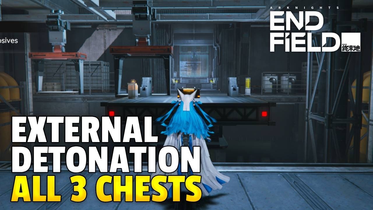 External Detonation All 3 Chests | Delver of the Cryptic | Arknights Endfield