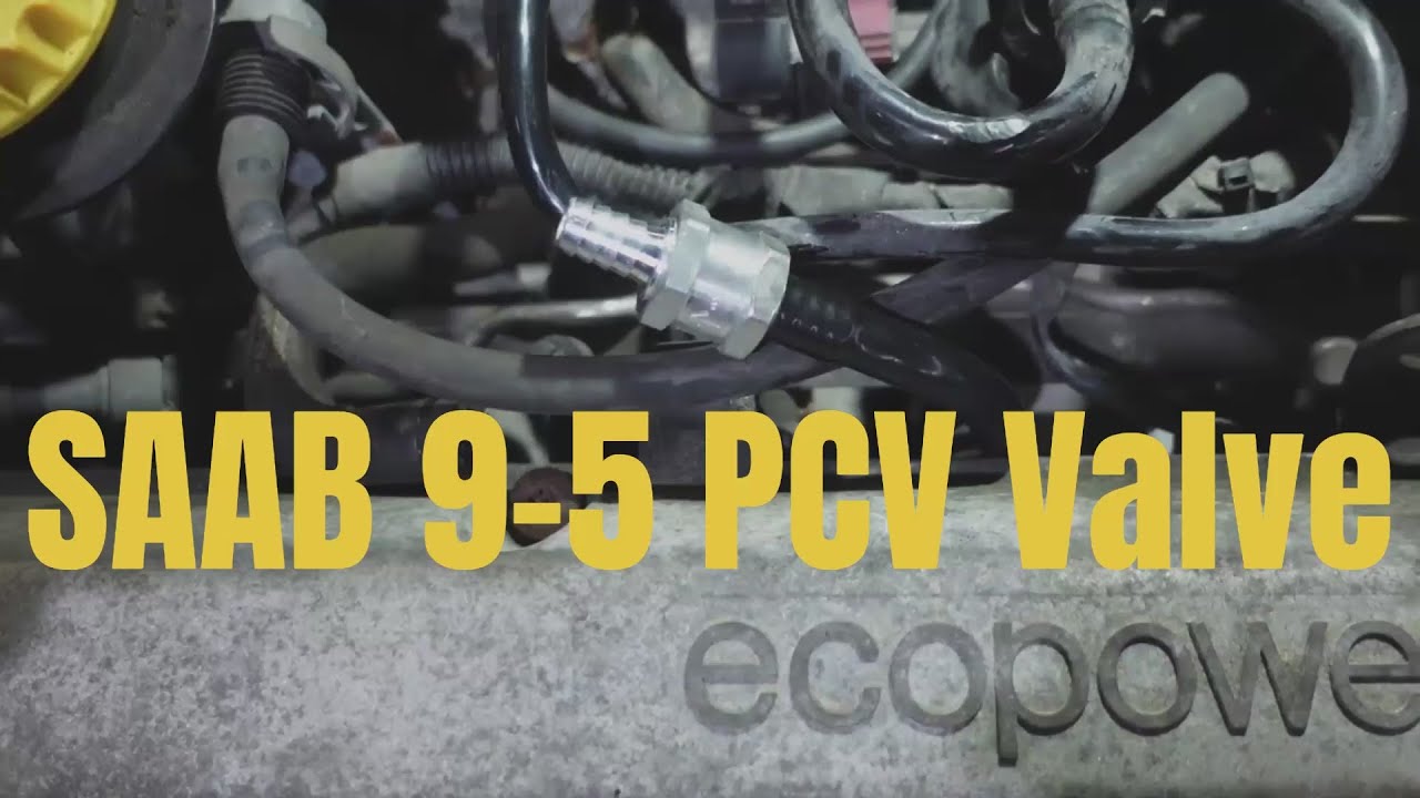Как заменить клапан PCV SAAB 9-5 2004-2009