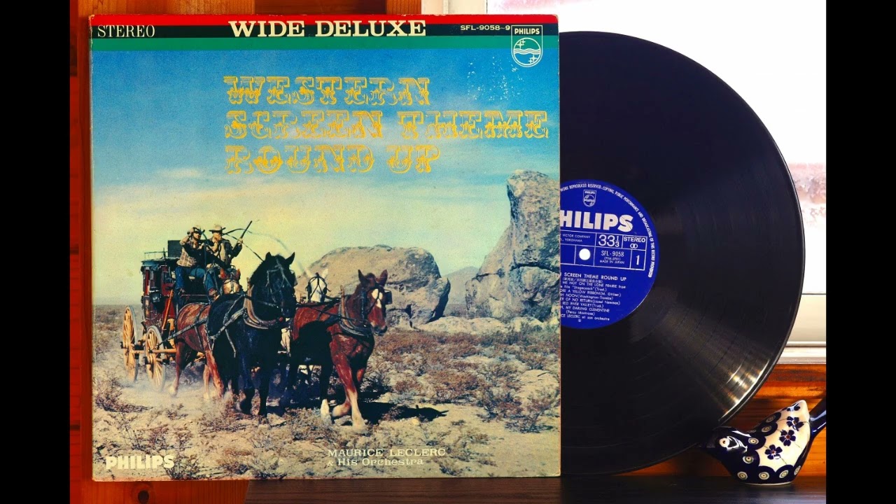 LPレコードで西部劇音楽 ”遥かなるアラモ” ”荒野の用心棒” 他 全６曲 - Western Movie Themes 