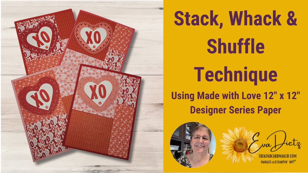 Episode 40 Stack, Whack & Shuffle Card Technique | Easy DSP Card Making Tutorial