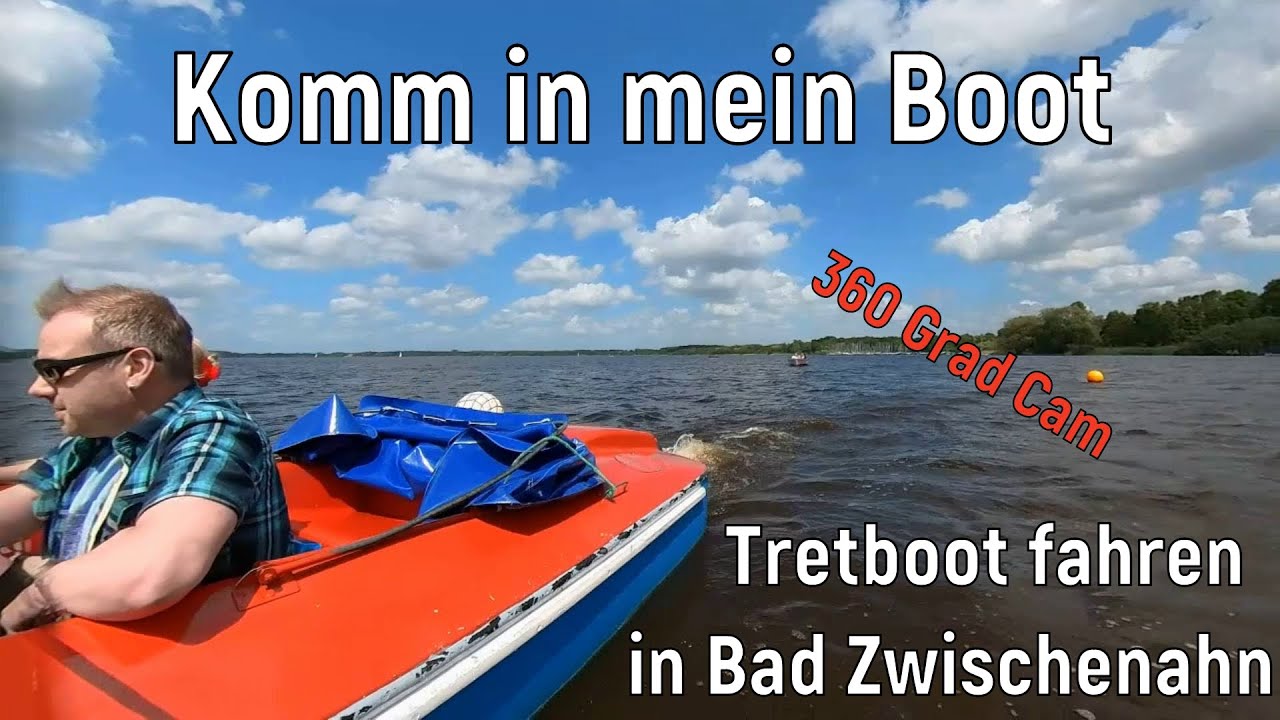 Komm in mein Boot - Tretboot fahren in Bad Zwischenahn mit 360 Grad Cam