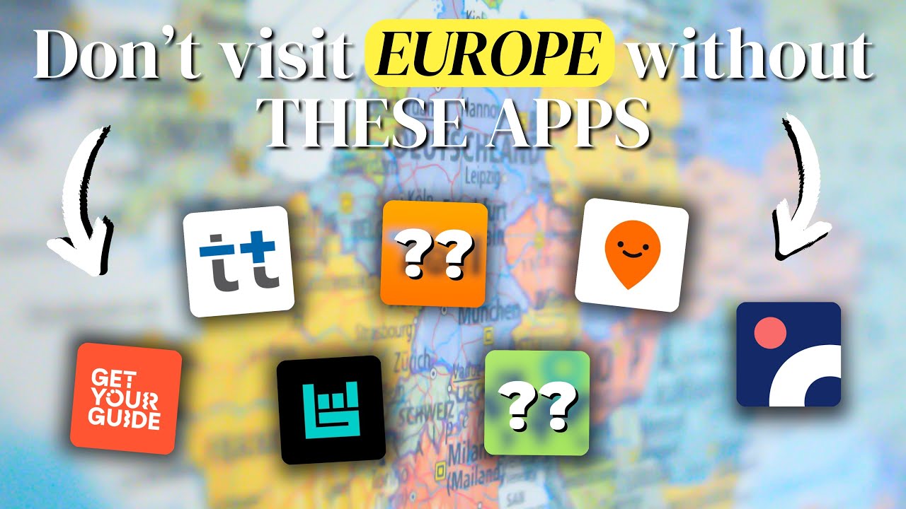 MUST-HAVE Travel Apps for 2025 (Travel Europe like a pro!)