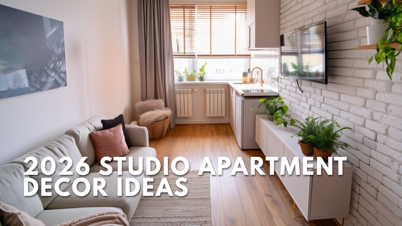 Genius 2026 Tiny Studio Apartment Decor Ideas to Maximize Space Without Losing Style