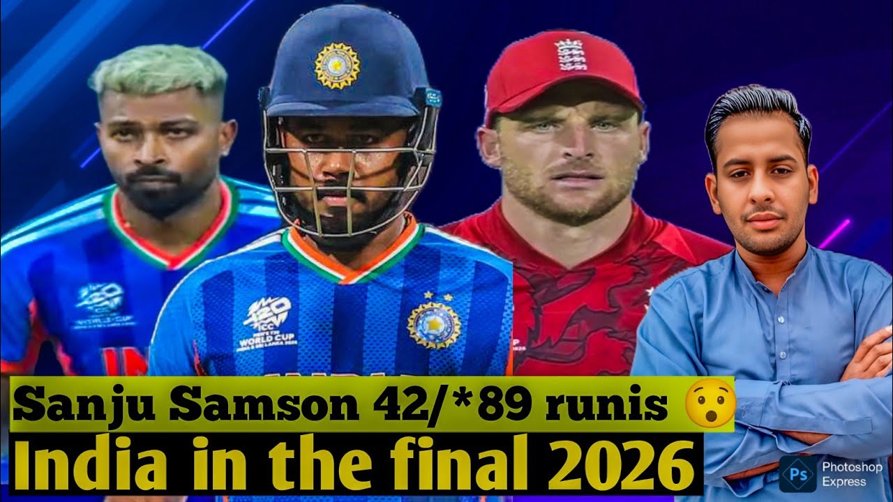 India vs England // India qualified the final in Ahmedabad/ Sanju Samson batting 42/*89 runis 😯
