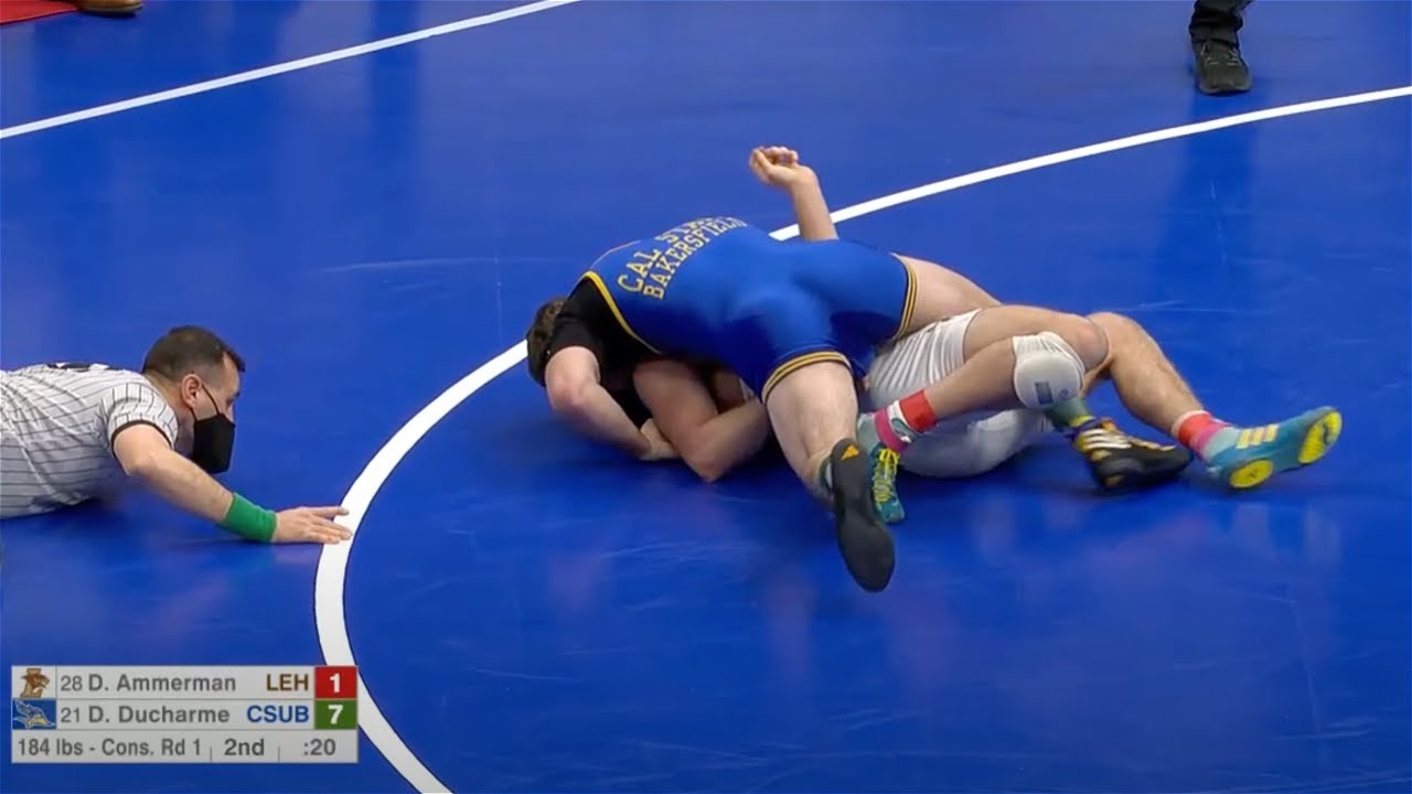184lbs Dominic Ducharme (Cal State Bakersfield)tech fall Dylan Ammerman (Lehigh)