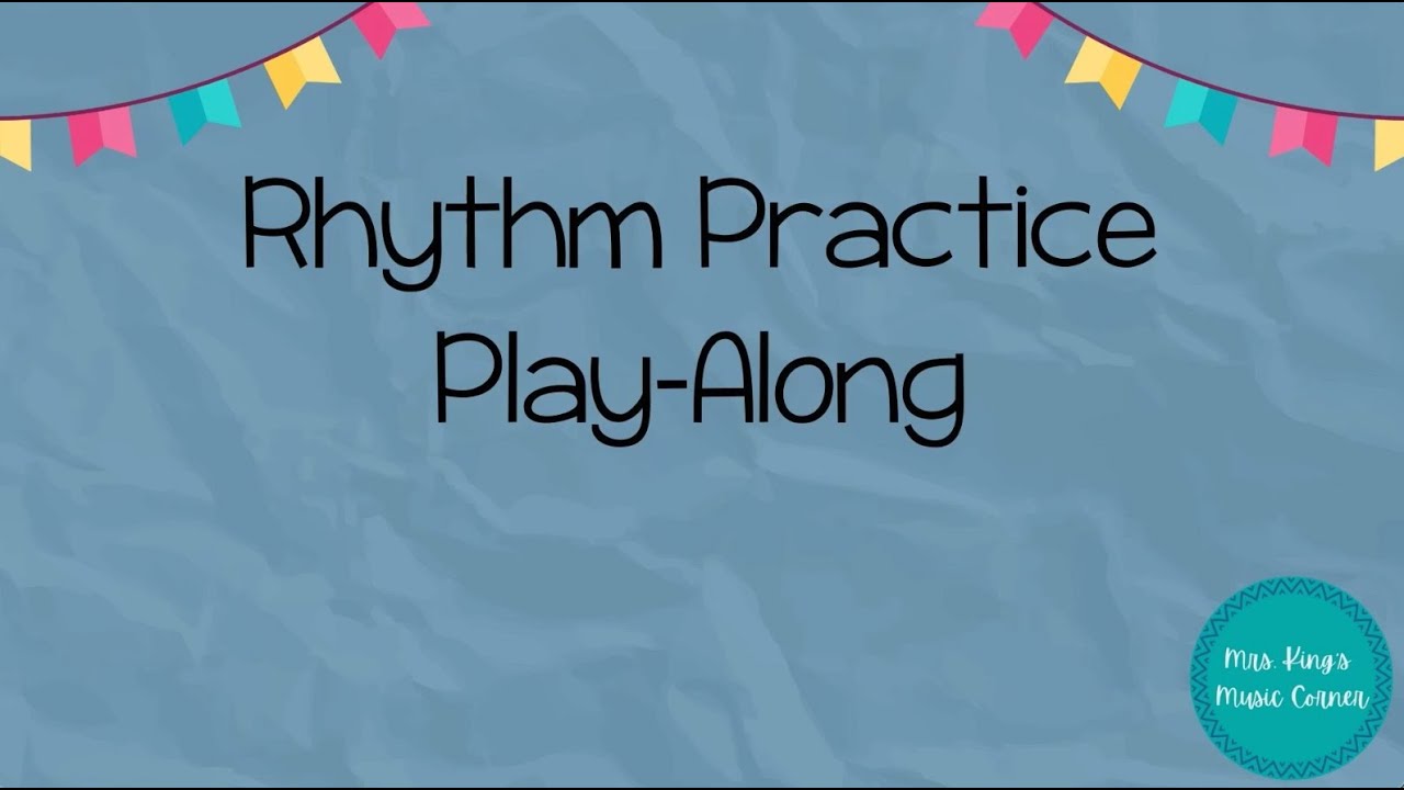 Rhythm Play Along: Level 1 (quarter note, quarter rests, eighth notes)