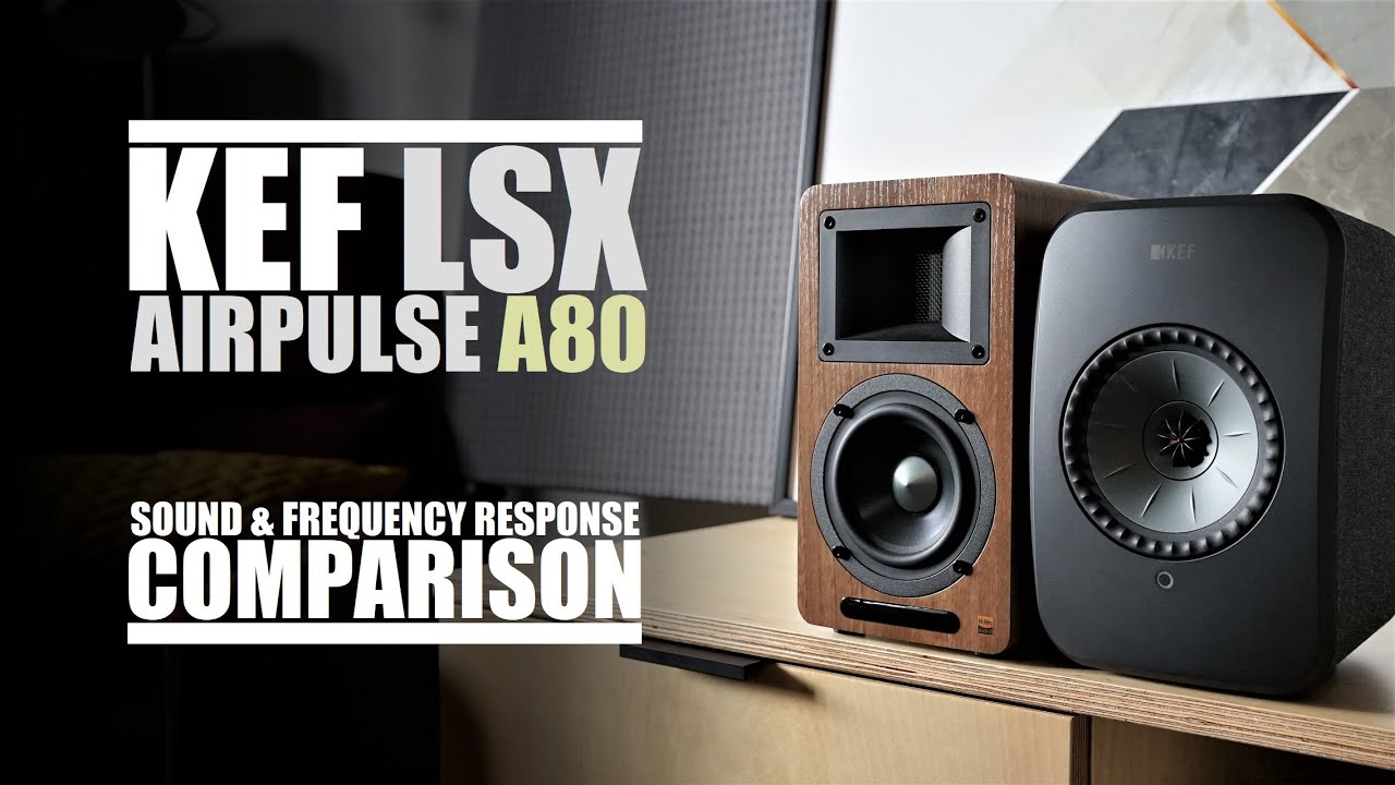 KEF LSX против AirPulse A80 || Сравнение звука и частотных характеристик