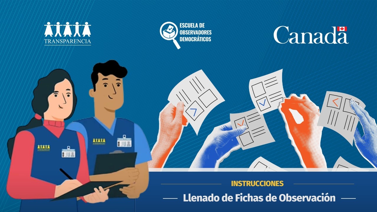 Información para el llenado de Fichas de Observación