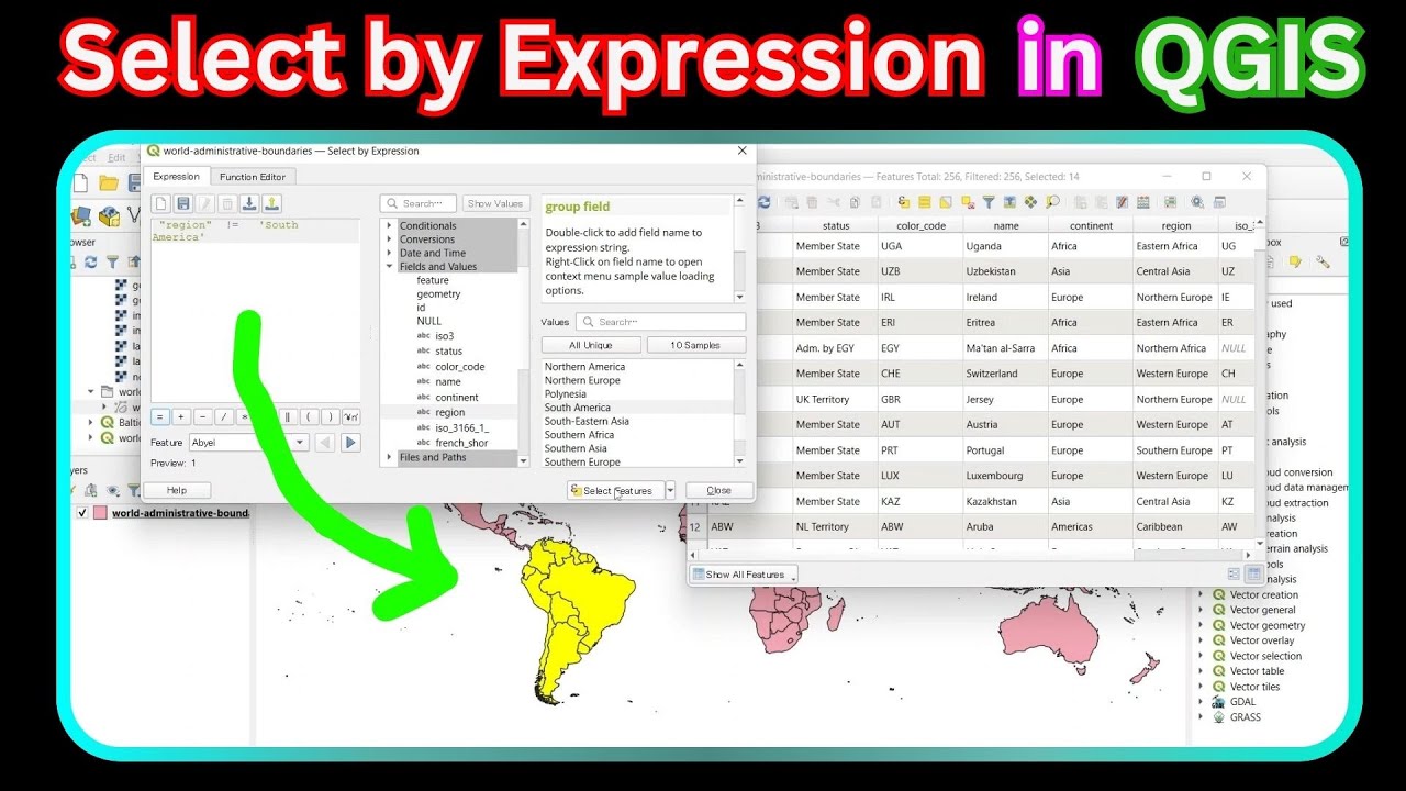 How to Select Features by Expression in QGIS | Easy QGIS Tutorial