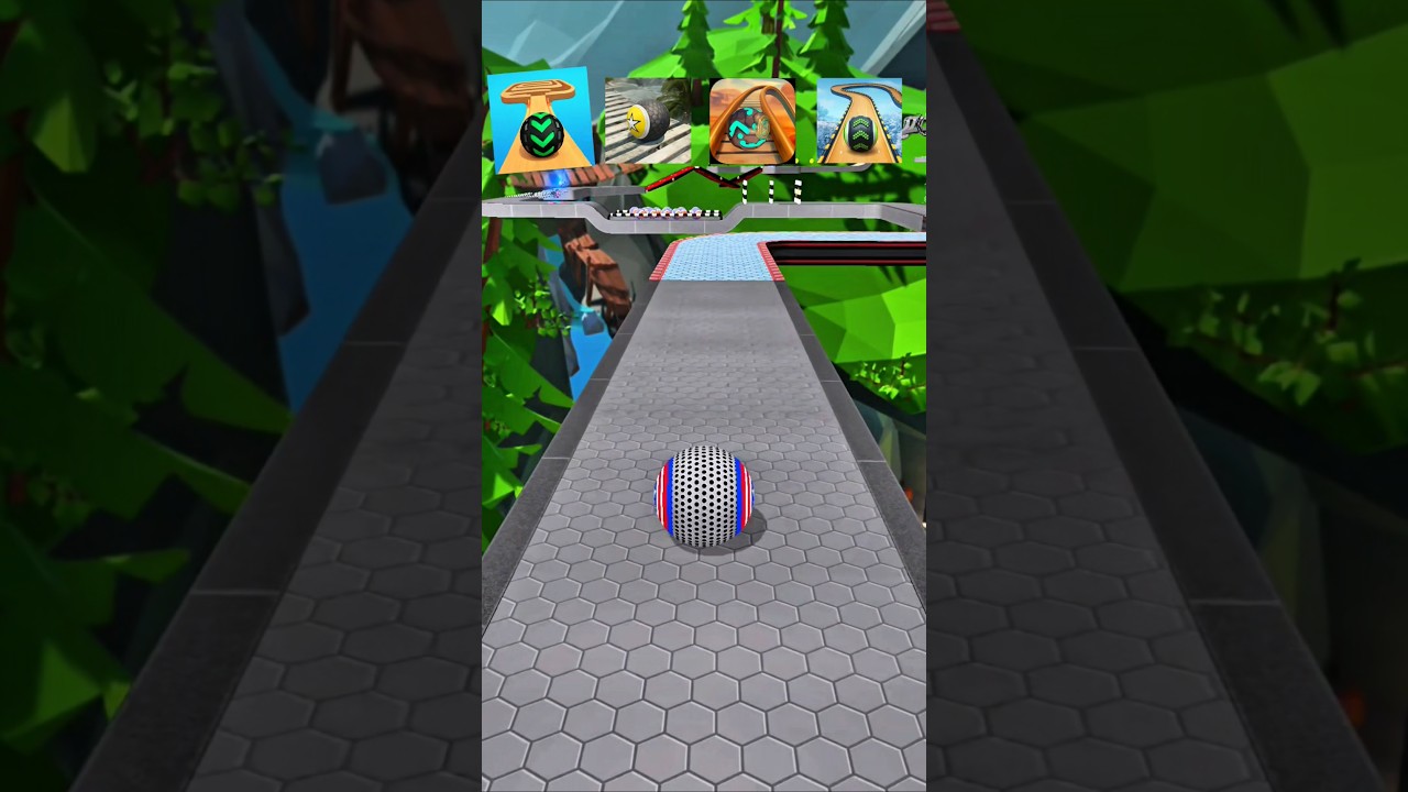 Rolling Ball Sky escape 🆚 Rollance Ball 🆚 Temple Rolling Ball 🆚 Going Balls.🎮🔥 #youtubeshorts #viral