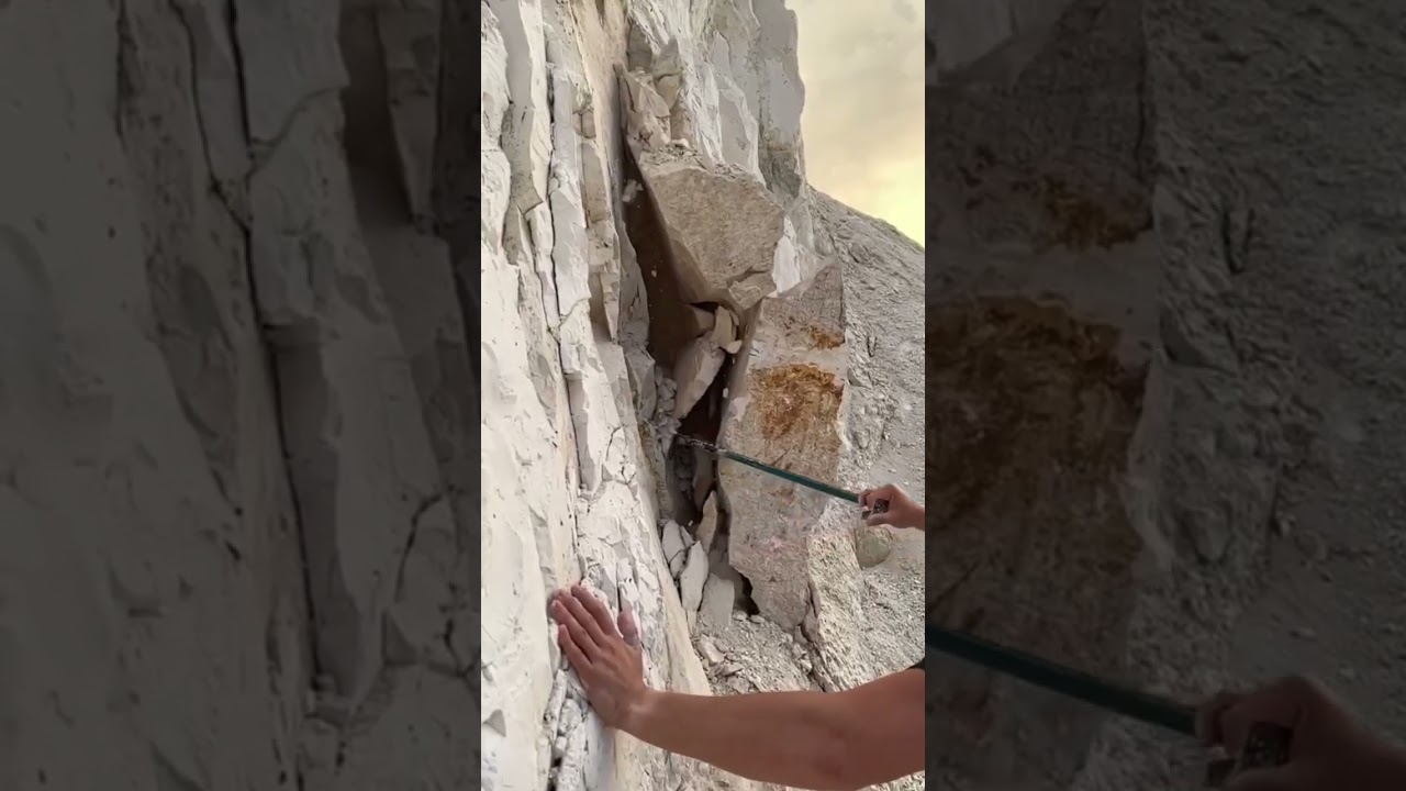 Clay mountain #slatepencil #eating #asmr #food