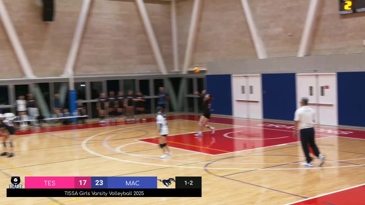 TISSA Varsity Girls Volleyball TES vs MAC