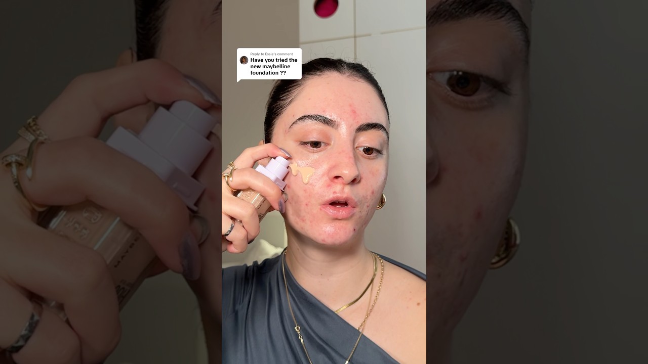 This foundation lasts 30 hrs?! Maybelline Super Stay Lumi Matte Review 💜 #makeuptutorial #makeup