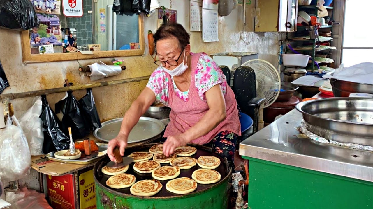 골목식당 해미호떡 보다 유명한 서산 80세 할머니 흑당 호떡 HOTTEOK /Korean street food