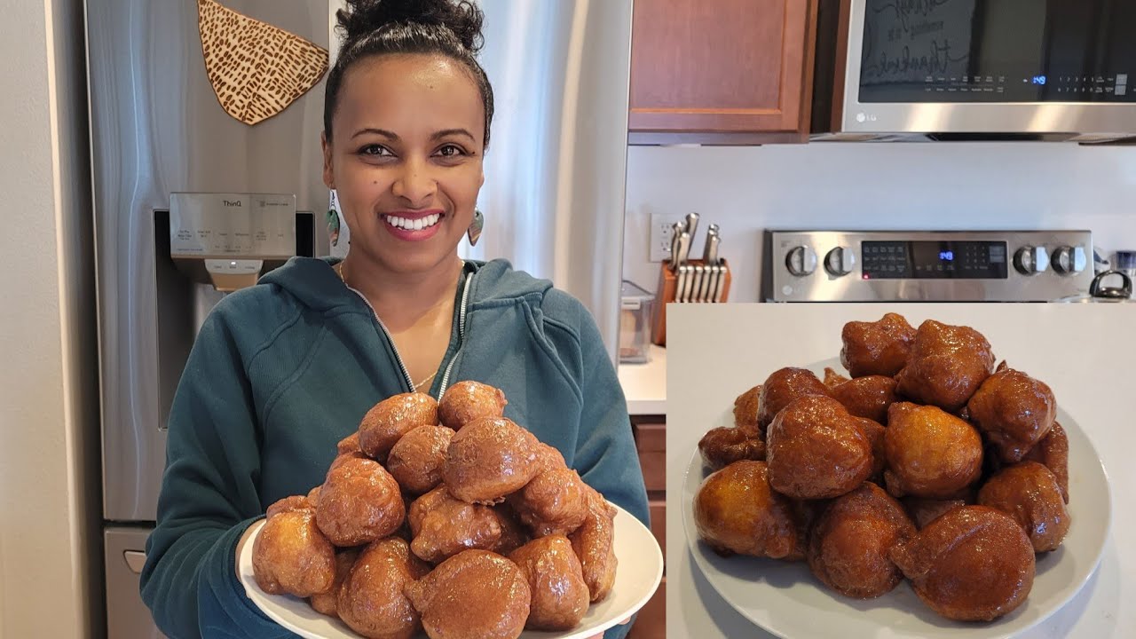 How to make Luqaimat || easy donuts balls || ቀላል የሌጌማት አሰራር 👌