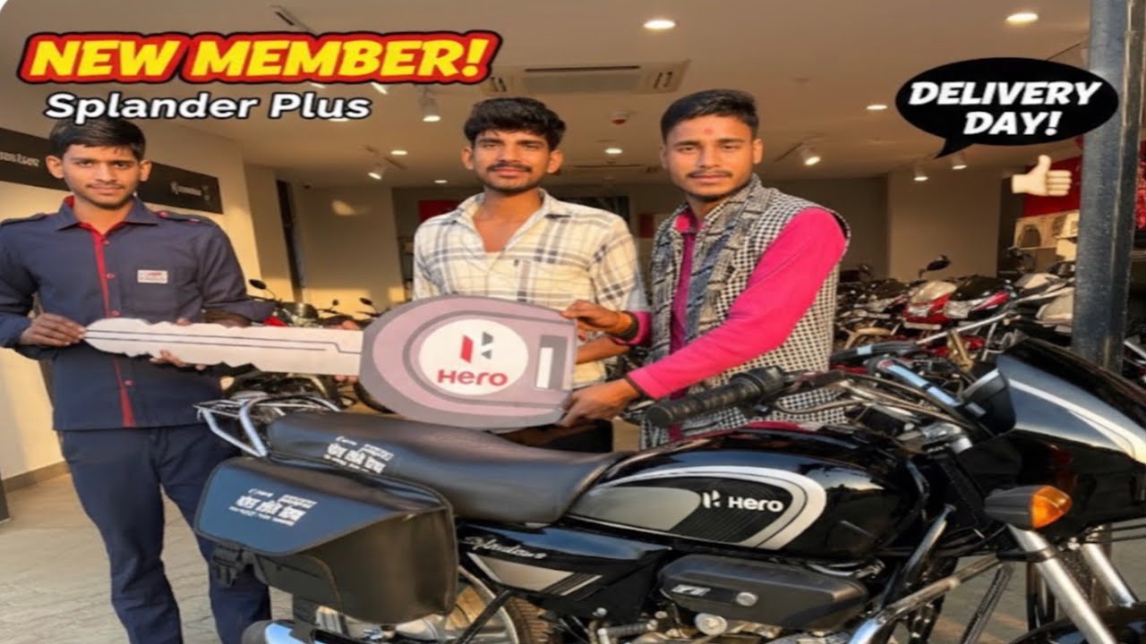 New splender 🎉 🥰 Showroom से गाड़ी 🏍️निकलते ही जो किया किसी ने नही किया // Royal Yadav Up