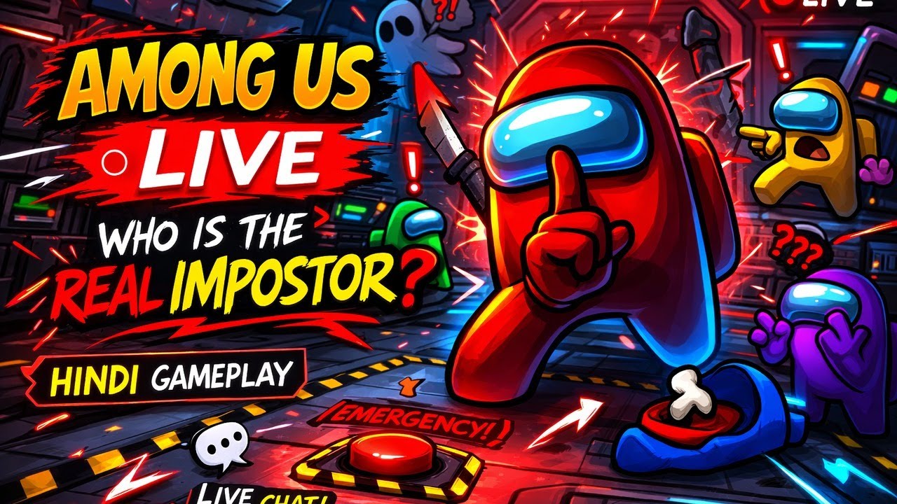 Among Us Live With Friends 🔥 | Full Sus Lobby 😂