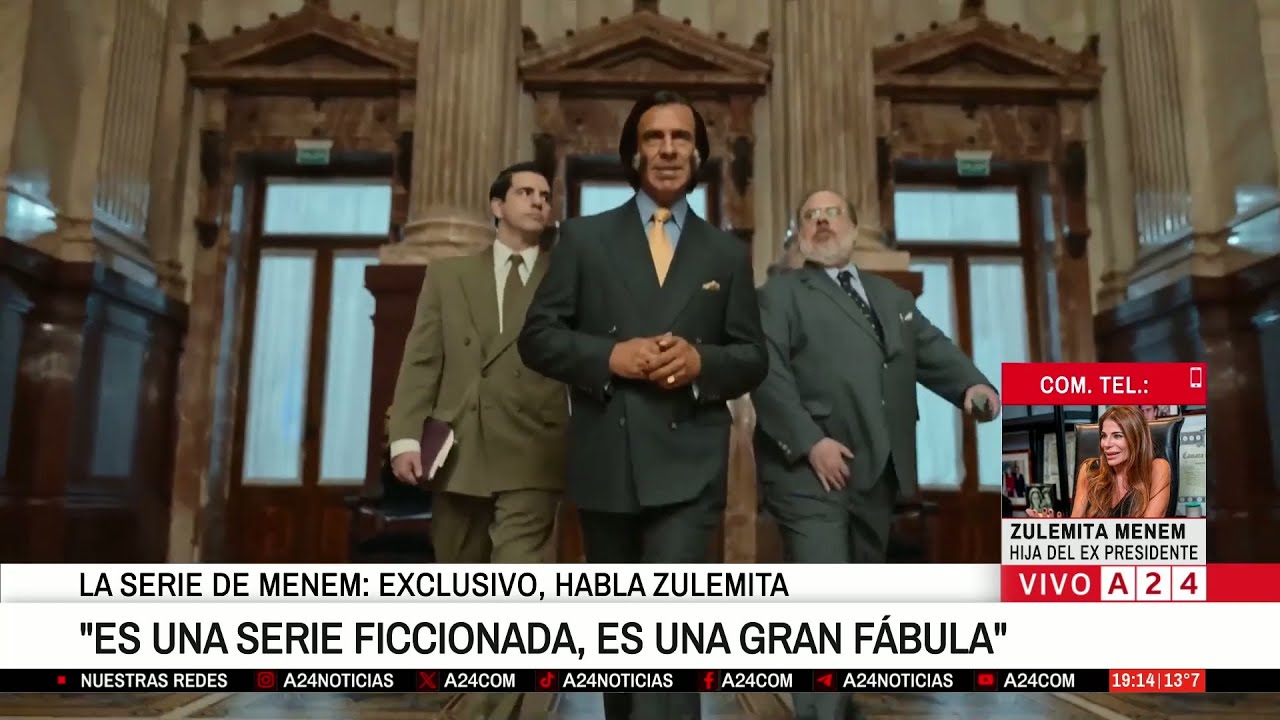 📢 ZULEMITA Y EL FUROR POR LA SERIE DE CARLOS MENEM: 