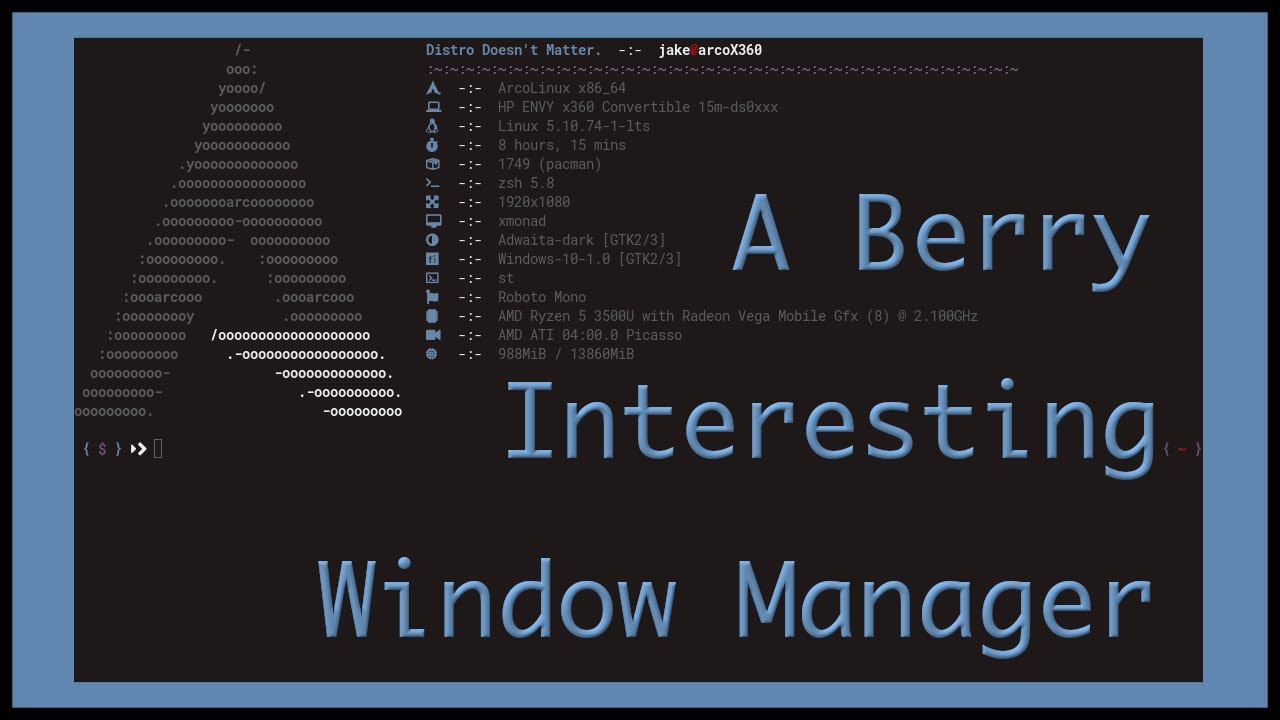 Interesting, obscure, and cool window manager for linux