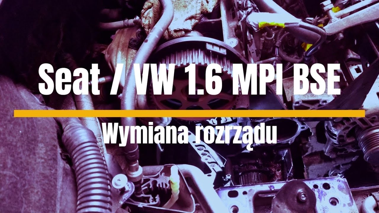 SEAT VW 1.6 MPI 8V - Wymiana rozrządu