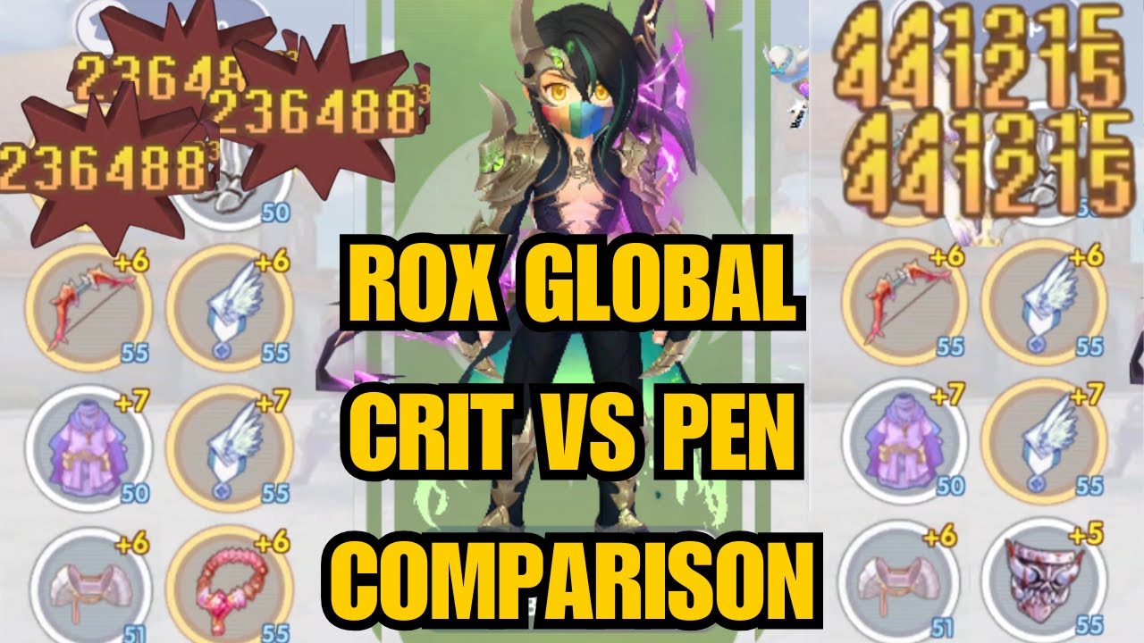 [EN] ROX GLOBAL - HUNTER CRIT BUILD TO PPEN BUILD TEST