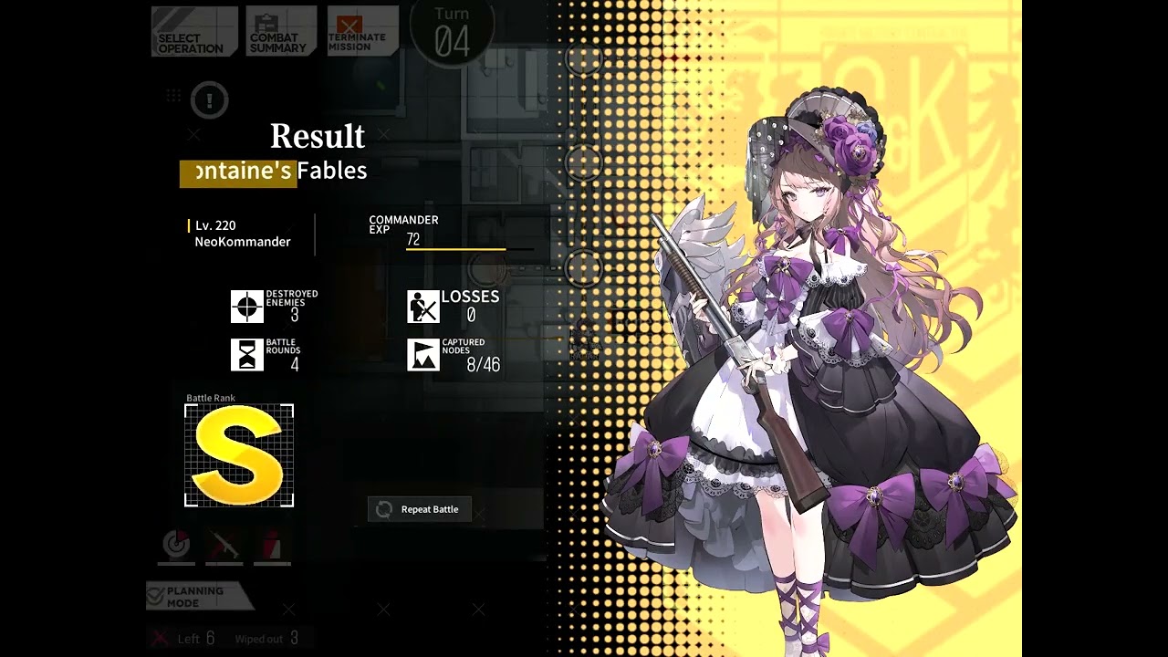 Girlsfrontline EN EP. 15.1 The Summer Garden of Forking Paths: La Fontaine’s Fables