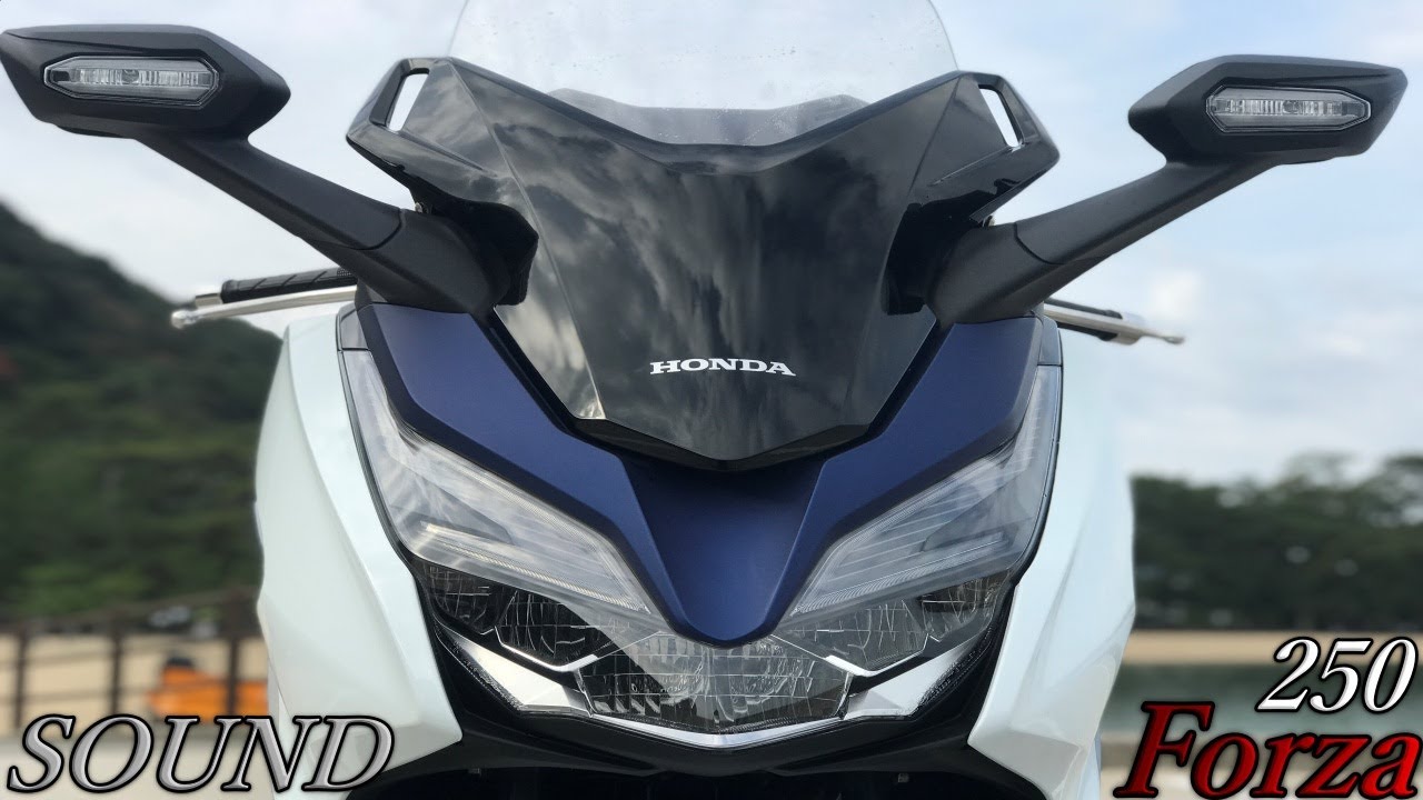 Forza250 exhausted sound in Japanese highway