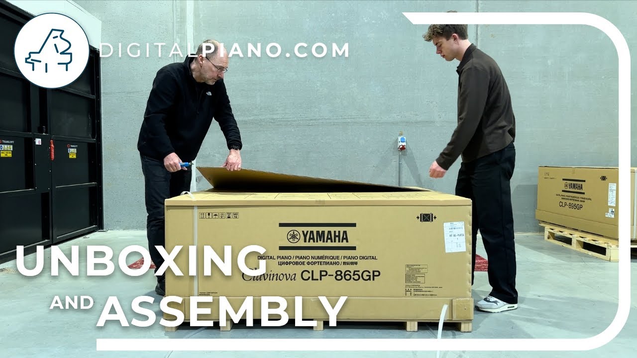 📦 Yamaha CLP-865GP | Unboxing & Assembly | Digitalpiano.com