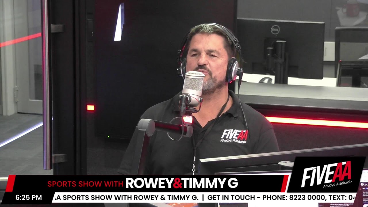 WATCH LIVE: Sports Show with Rowey & Timmy G
