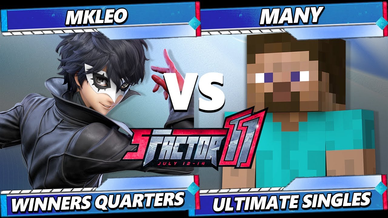 S Factor 11 - MkLeo (Joker) Vs. Many (Steve) Smash Ultimate - SSBU
