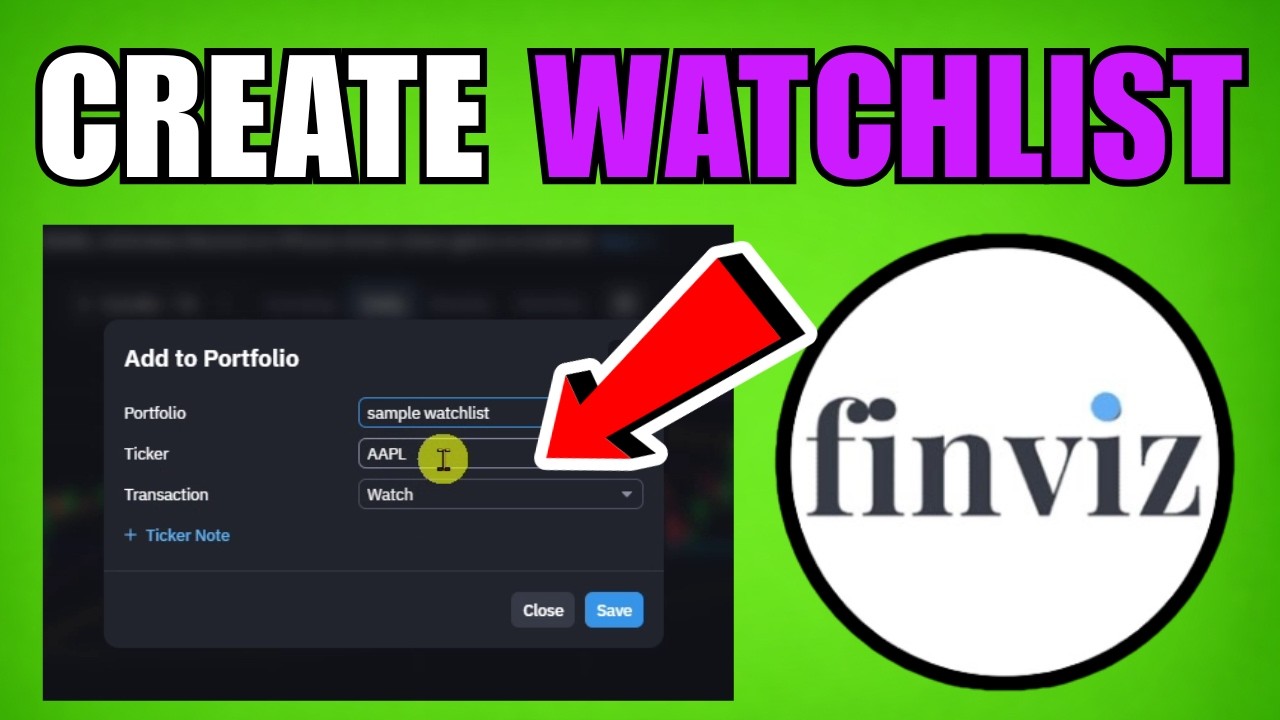 How To Create A Watchlist On Finviz (2026) (Complete Guide)