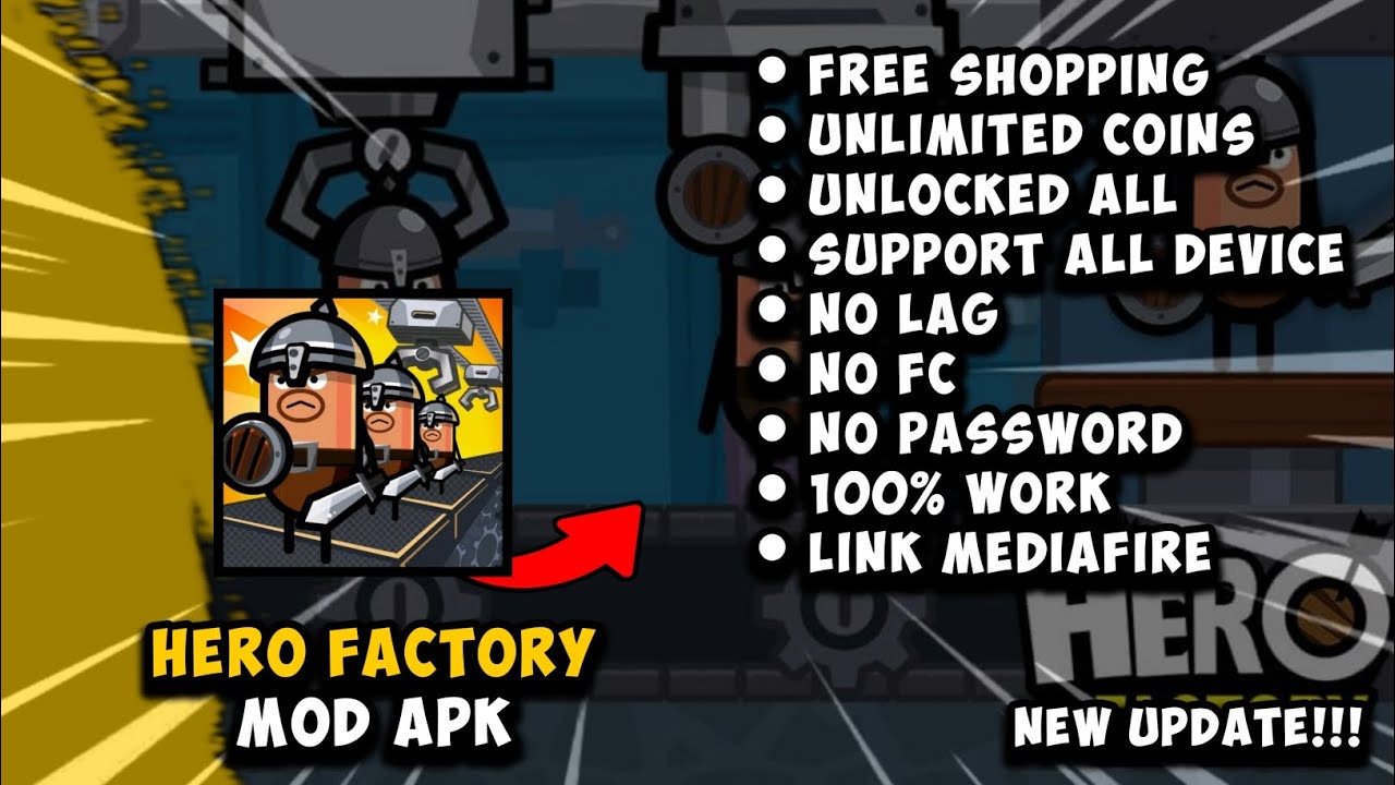 HERO FACTORY MOD APK [ БЕЗ PW ] || НОВОЕ ОБНОВЛЕНИЕ!!!