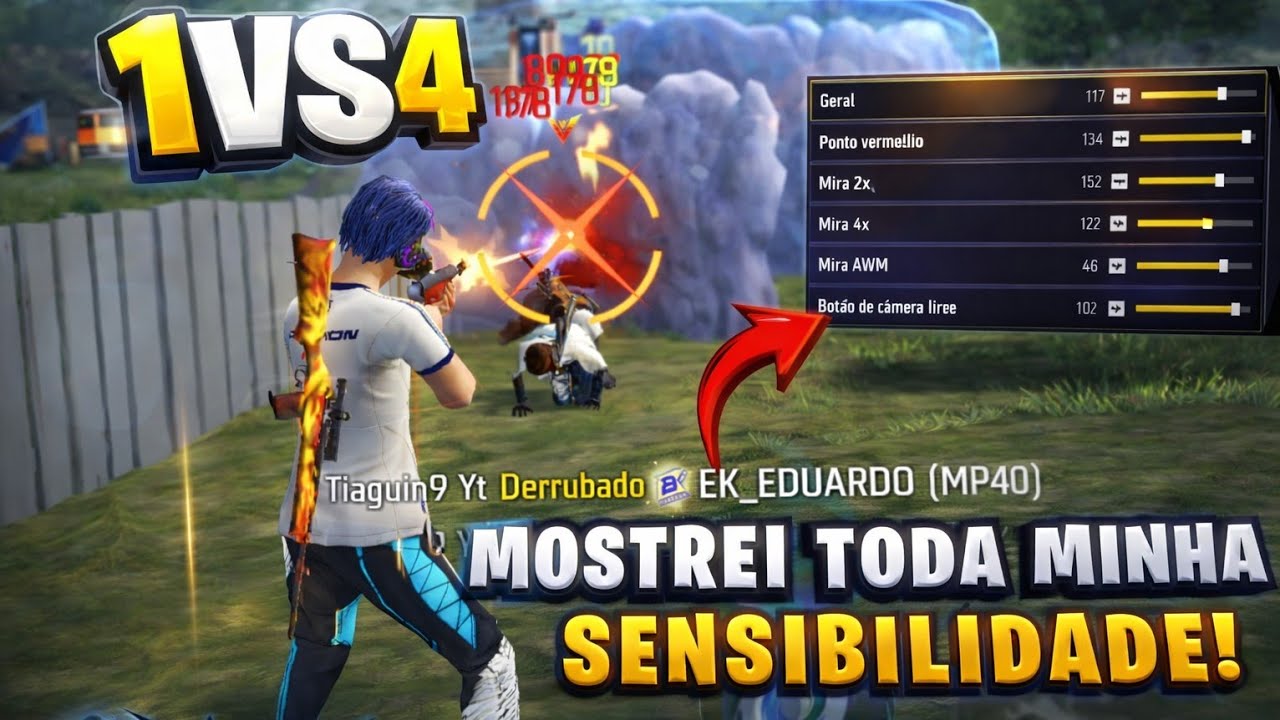REVELEI a SENSIBILIDADE + CONFIGURAÇÕES QUE FAZ PARECER QUE SOU UM 