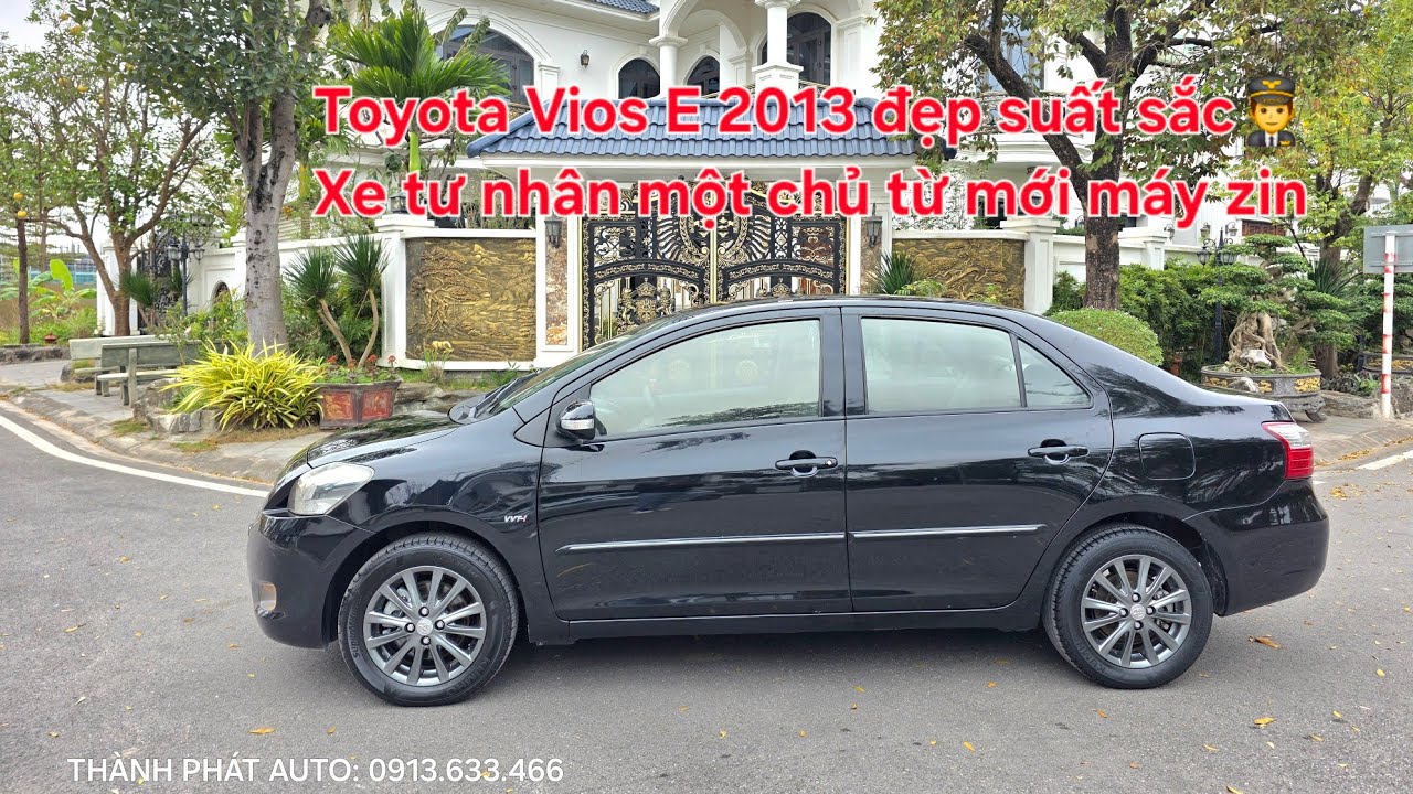 👨‍✈️Toyota Vios E 2013 đẹp suất sắc giá yêu | Xe tư nhân một chủ từ mới máy zin cực chất! 0913633466