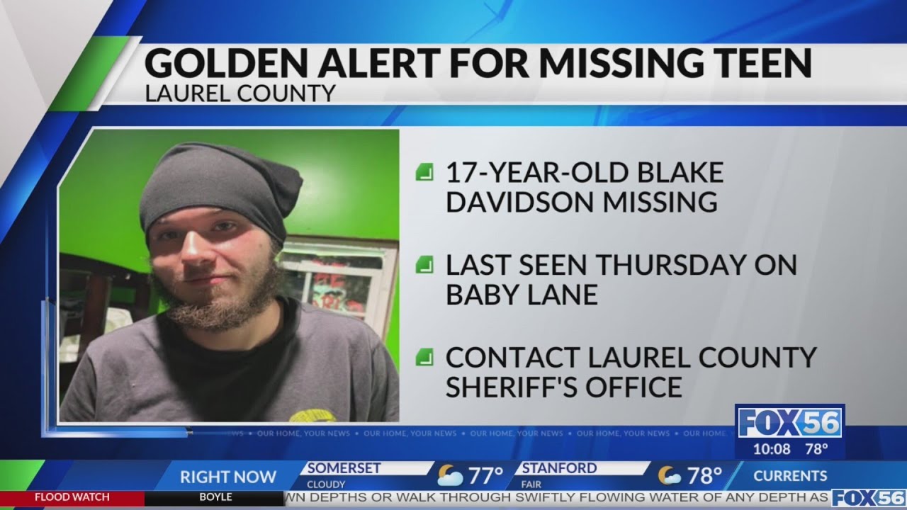Golden Alert: Teen on anxiety medication missing from Laurel County