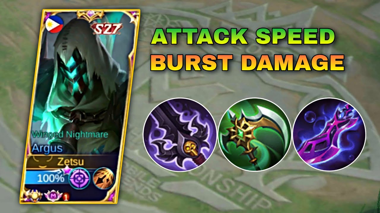 HOW TO BALANCE ATTACK SPEED AND DAMAGE!? START MASTERING ARGUS WITH THIS BUILD! ARGUS BEST BUILD