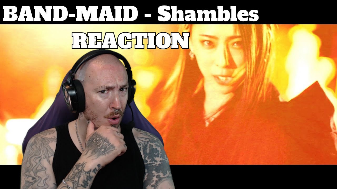 STRAIGHT MONSTERS!! -- BAND-MAID - Shambles REACTION
