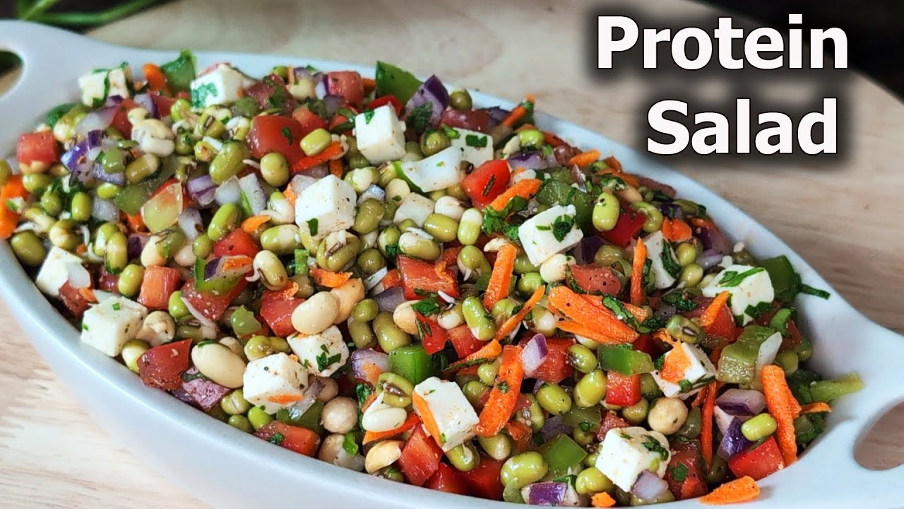 Protein Salad Recipe | Weight Loss Salad Recipe | Moong Sprouts Salad Recipe