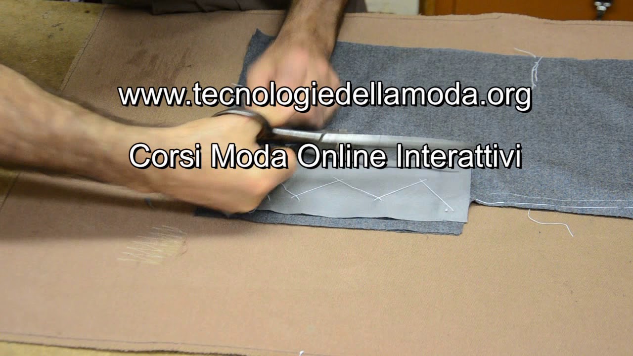 Tutorial giacca sartoriale: lavorazione orlo e spacco dietro
