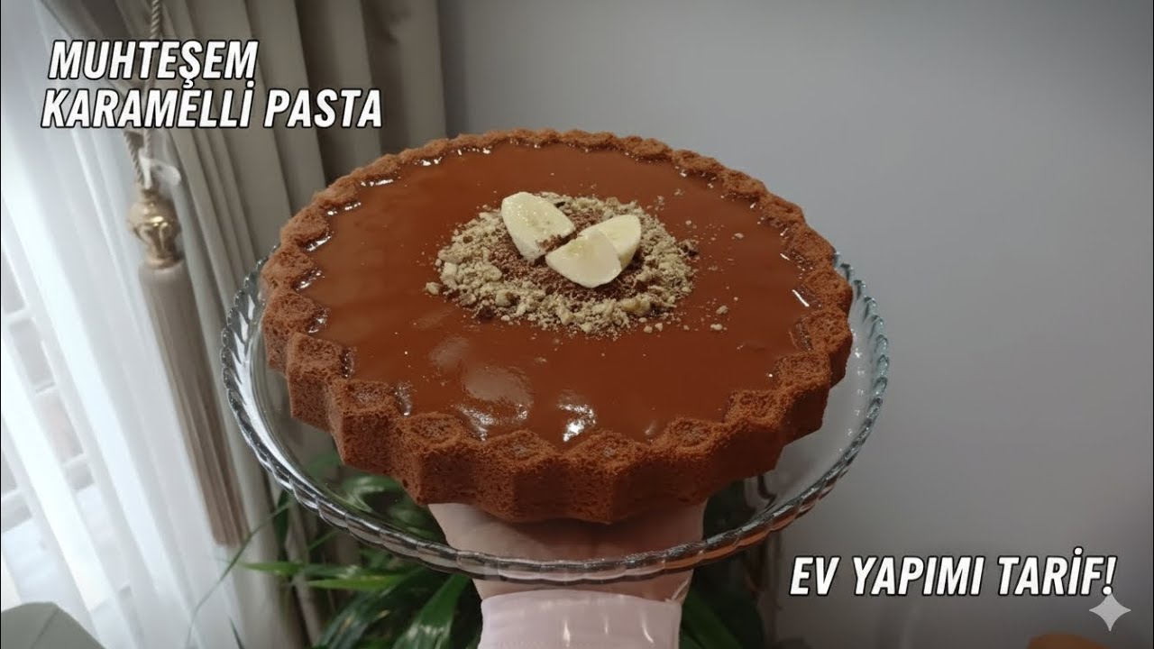 🤤 Yiyen Herkesin Tarifini İstediği Muhteşem KARAMELLİ PASTA Tarifi #tart #tarif #karamellitarif