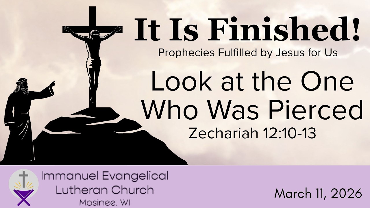 Evening Lent Service  |  3.11.2026  |  6:30p