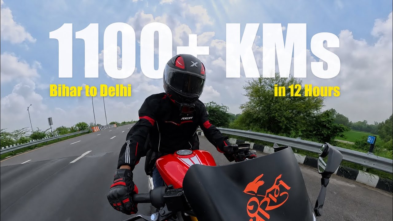 Bihar to Delhi Solo Ride | 1100+ KM Non Stop in 12 Hours | Ep 1