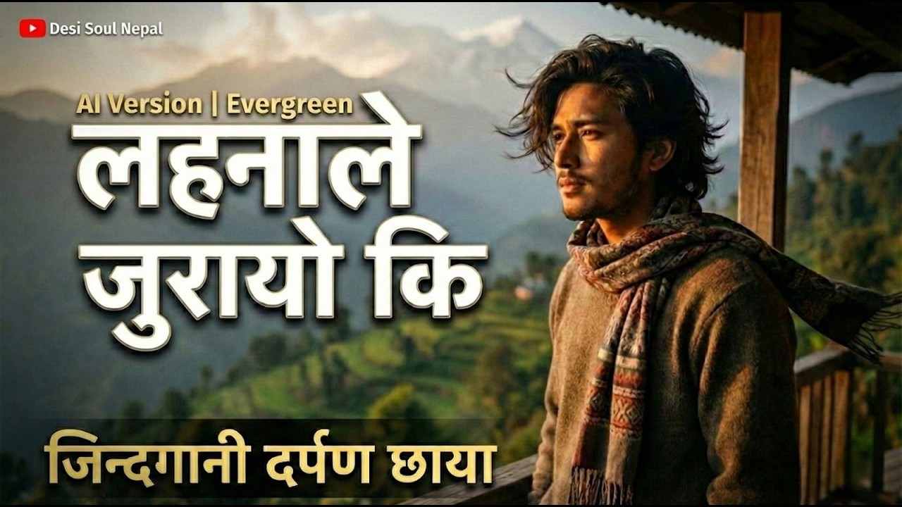 Lahanale Jurayo Ki (AI Version) | Jinadagani Darpan Chhaya | Nepali Sad Love Song