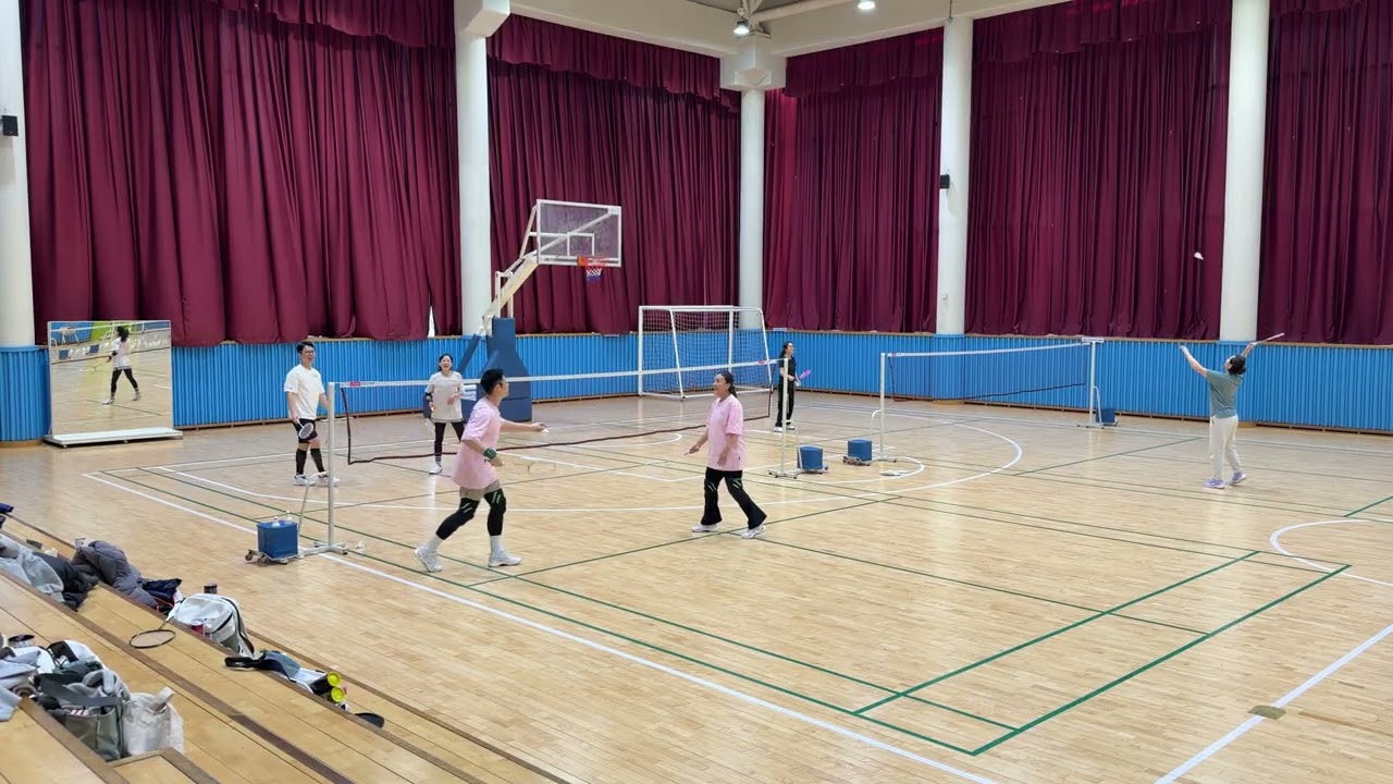 260127 찐부부 혼복 연습게임#badminton #찐부부혼복