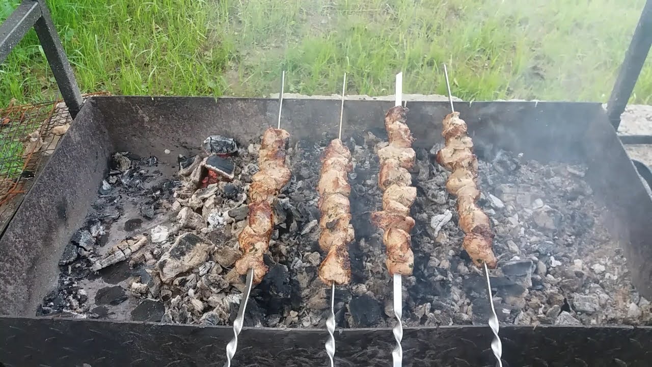 шашлык на минералке с лимоном